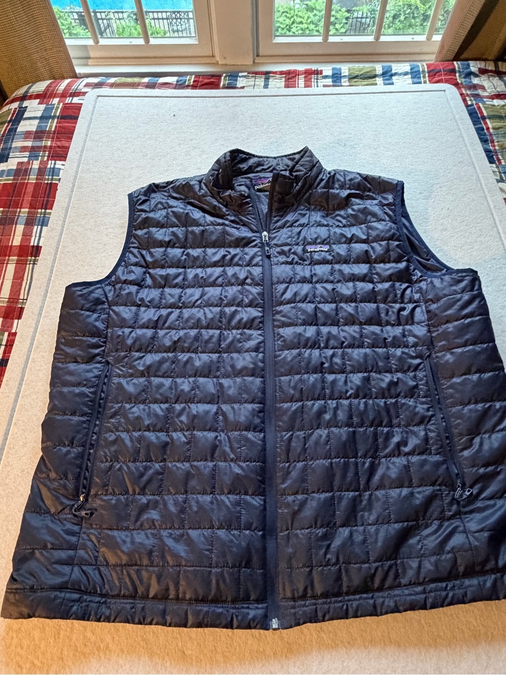 Patagonia Men's Quilted Nano Puff Packable Vest - Navy XXXL